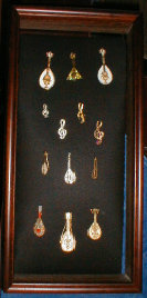 Mandolin and Music hat pins